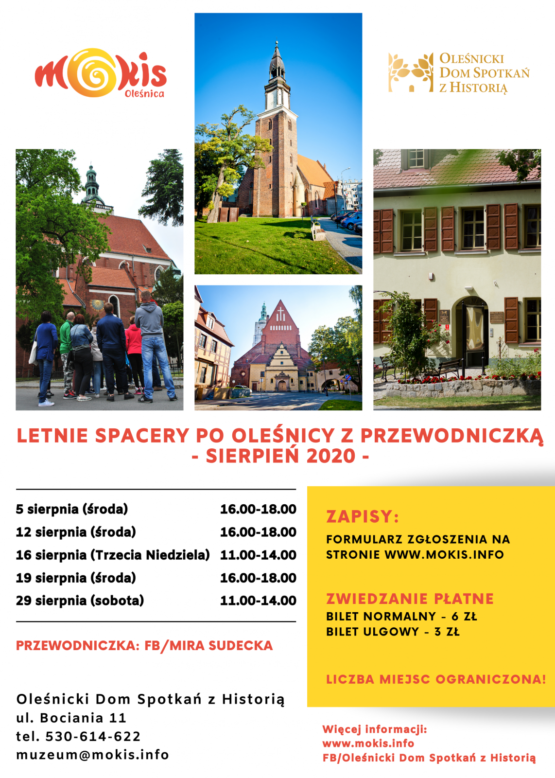 plakat zwiedzanie sierpień